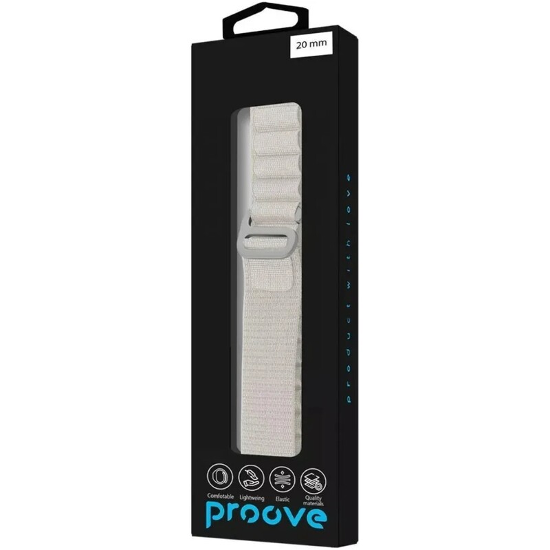 Ремешок Proove Pulse Loop 20 mm white (WBPLUW20MM14)