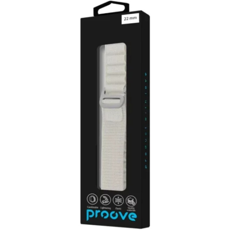 Ремешок Proove Pulse Loop 22 mm white (WBPLUW22MM14)