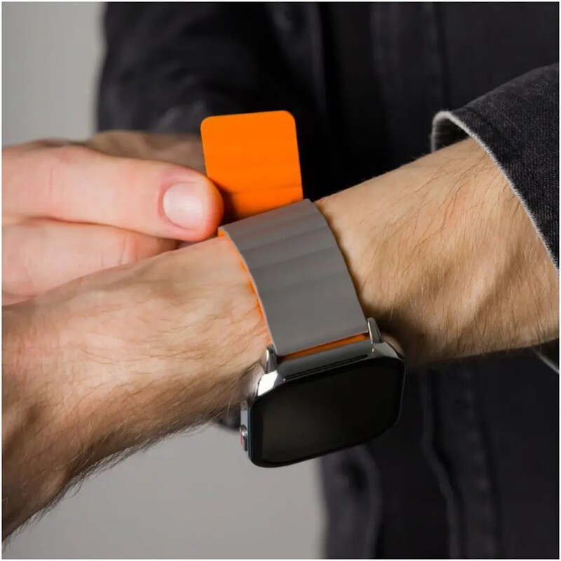 Ремешок Proove Silk Grip Band 20 mm gray/orange (WBSGUW20MM32)