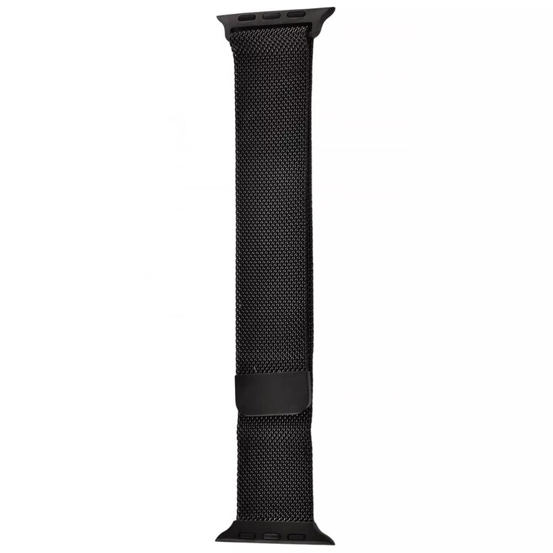 Ремешок Prc Apple Watch Milanese Loop 38mm/40mm/41mm/42mm 10 Series Black (12062)