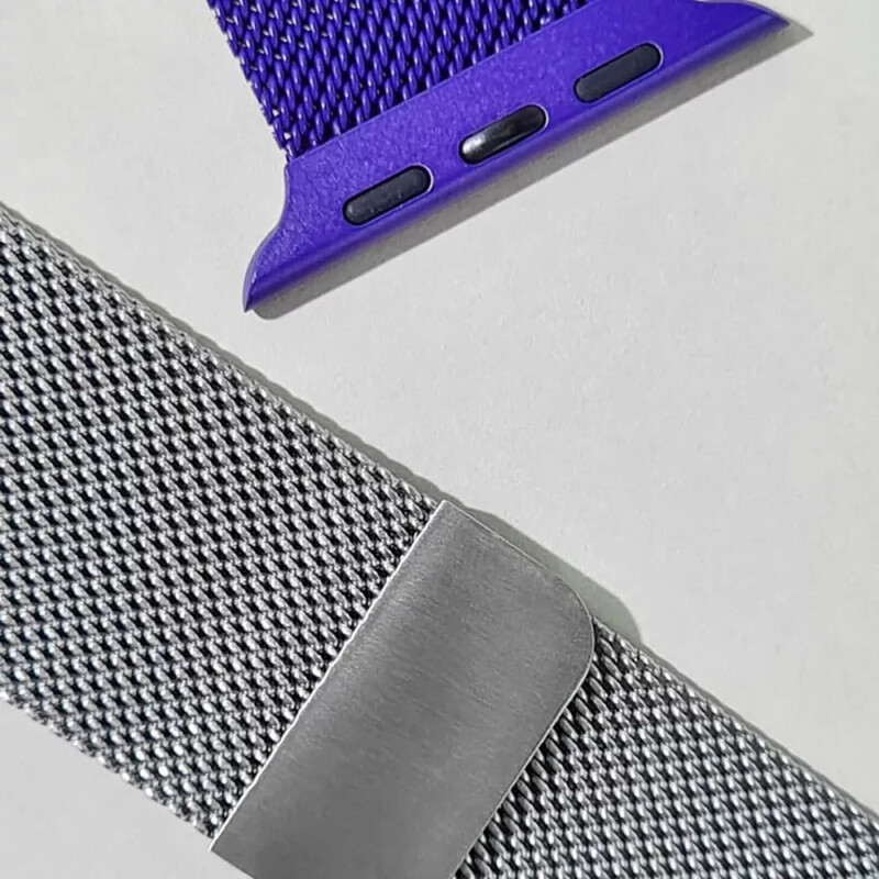 Ремешок Prc Apple Watch Milanese Loop 42mm/44mm/45mm/49mm Silver (7771)