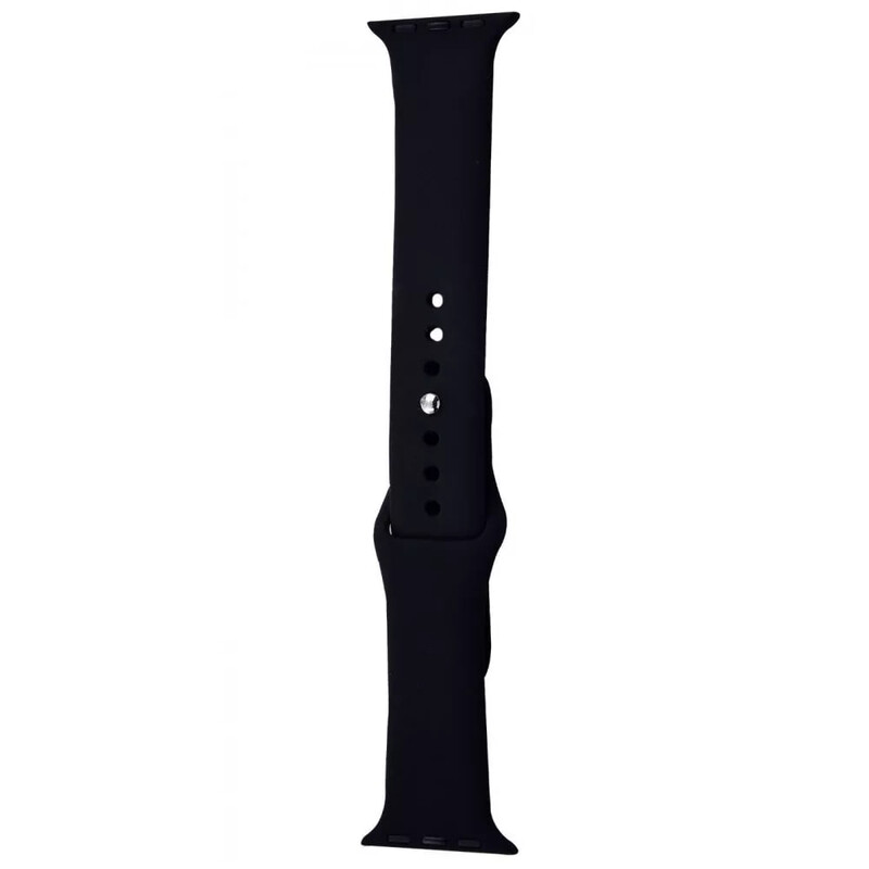Ремінець Prc Apple Watch Sport Band 38mm/40mm/41mm/42mm 10 Series Black (6701)