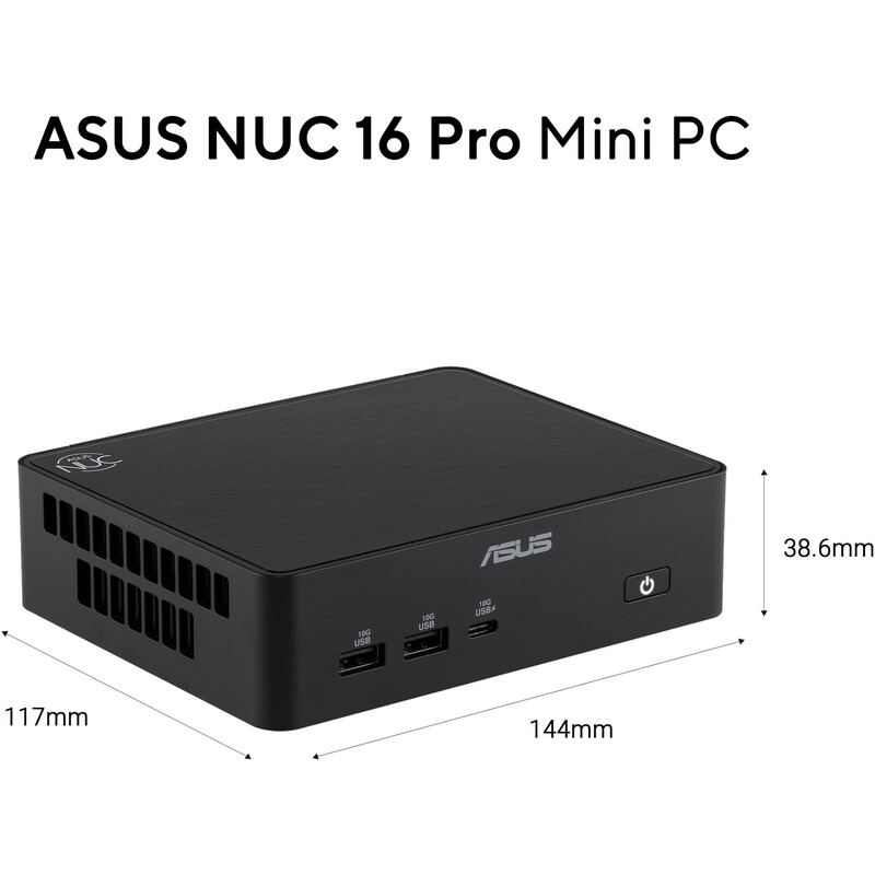 Неттоп Asus NUC 16 Pro RNUC16GDKX76C002 (90AR00W2-M001D0) Black