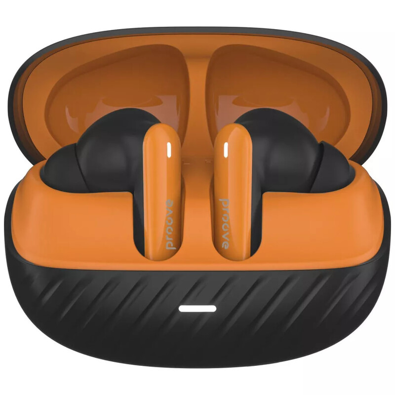 Bluetooth-гарнітура Proove Blitz II TWS With Hybrid ANC (APP) Black Orange (TWBL2001AP20)