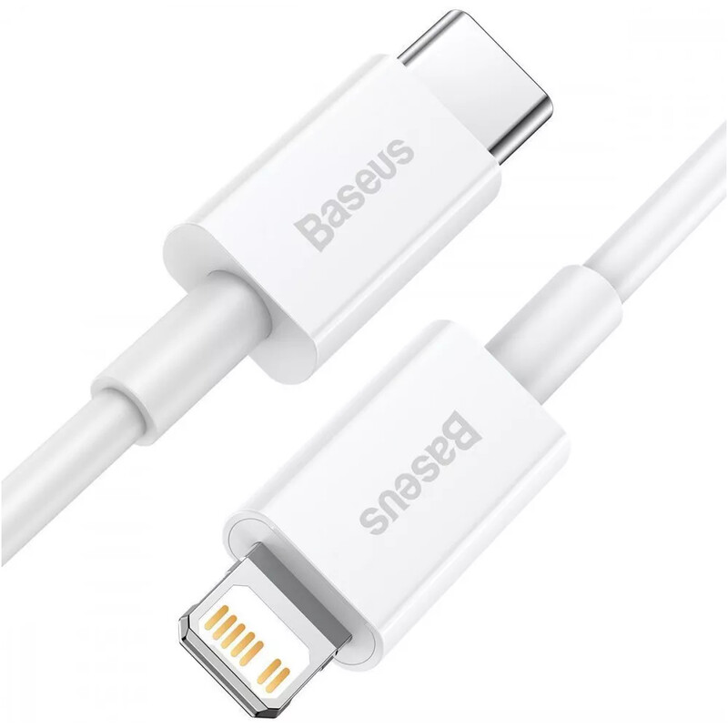 Кабель Baseus Superior Series Fast Charging USB Type-C - Lightning (M/M), 20W, 1.5 м, White (CATLYS-B02)