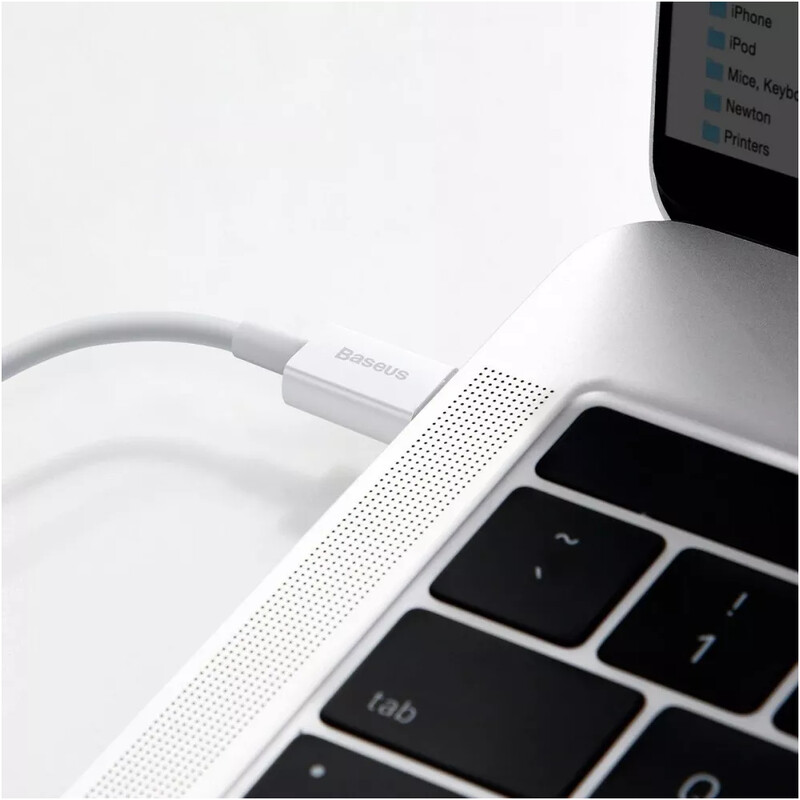 Кабель Baseus Superior Series Fast Charging USB Type-C - Lightning (M/M), 20W, 0.25 м, White (CATLYS-02)