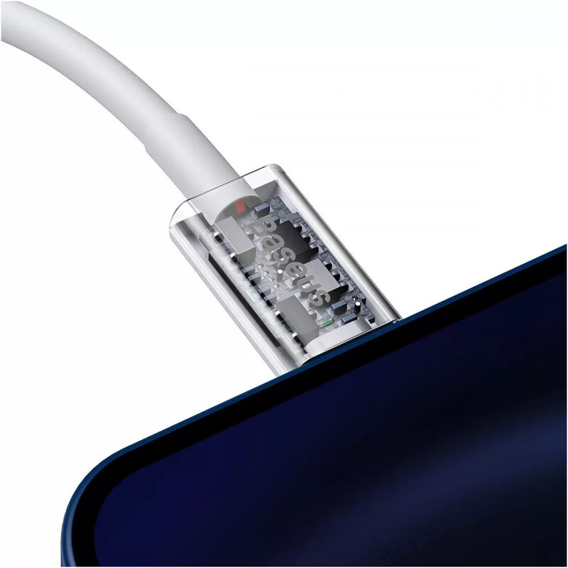 Кабель Baseus Superior Series Fast Charging USB Type-C - Lightning (M/M), 20W, 0.25 м, White (CATLYS-02)