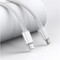 Фото - Кабель Baseus High Density Braided USB Type-C - Lightning (M/M), 20W, 2 м, White (CATLGD-A02) | click.ua