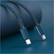 Фото - Кабель Baseus High Density Braided USB Type-C - Lightning (M/M), 20W, 1 м, Blue (CATLGD-03) | click.ua