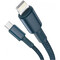 Фото - Кабель Baseus High Density Braided USB Type-C - Lightning (M/M), 20W, 1 м, Blue (CATLGD-03) | click.ua