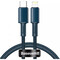 Фото - Кабель Baseus High Density Braided USB Type-C - Lightning (M/M), 20W, 1 м, Blue (CATLGD-03) | click.ua