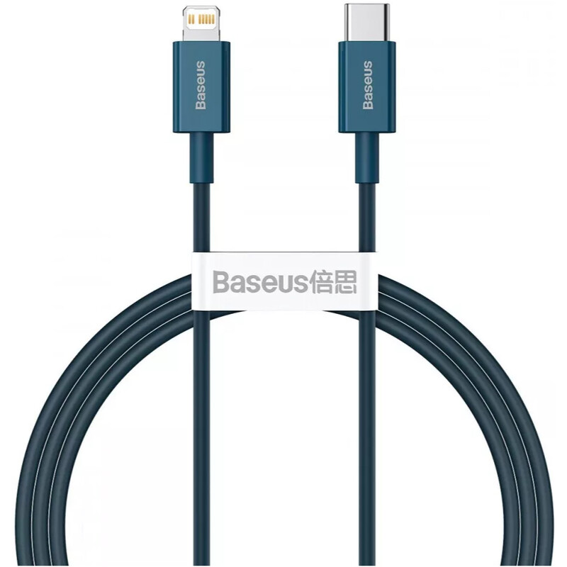 Кабель Baseus Superior Series Fast Charging USB Type-C - Lightning (M/M), 20W, 2 м, Blue (CATLYS-C03)