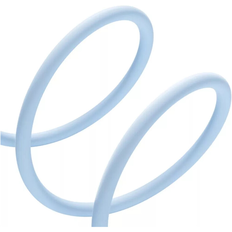 Кабель Baseus Foamed Silicone Fast Charging USB Type-C - Lightning (M/M), 20W, 1 м, Blue (E0426A02)