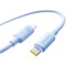 Фото - Кабель Baseus Foamed Silicone Fast Charging USB Type-C - Lightning (M/M), 20W, 1 м, Blue (E0426A02) | click.ua