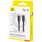 Фото - Кабель Baseus Foamed Silicone Fast Charging USB Type-C - Lightning (M/M), 20W, 2 м, Black (E0426A04) | click.ua