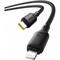 Фото - Кабель Baseus Foamed Silicone Fast Charging USB Type-C - Lightning (M/M), 20W, 2 м, Black (E0426A04) | click.ua