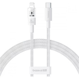 Кабель Baseus Gem Fast-Charging Data Cable USB Type-C - Lightning (M/M), 20W, 2 м, White (P10373001211-01)