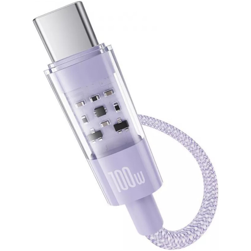 Кабель Baseus Gem Fast-Charging USB Type-C - Lightning (M/M), 20W, 1 м, Purple (P10373001511-00)
