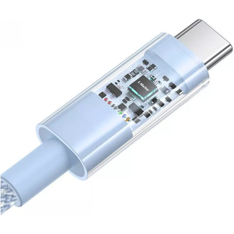 Кабель Baseus Gem Fast-Charging USB Type-C - Lightning (M/M), 20W, 1 м, Purple (P10373001511-00)