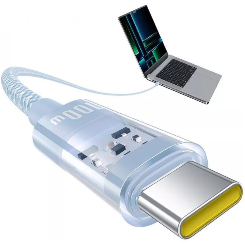 Кабель Baseus Gem Fast-Charging USB Type-C - Lightning (M/M), 20W, 1 м, Purple (P10373001511-00)