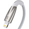 Фото - Кабель Baseus Glimmer Series Fast Charging USB Type-C - Lightning (M/M), 20W, 1 м, White (CADH000002) | click.ua