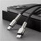Фото - Кабель Baseus Cafule Metal USB Type-C - Lightning (M/M), 20W, PD, 0.25 м, Black (CATLJK-01) | click.ua