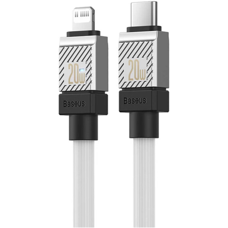 Кабель Baseus CoolPlay Series Fast Charging USB Type-C - Lightning (M/M), 20W, 1 м, White (CAKW000002)