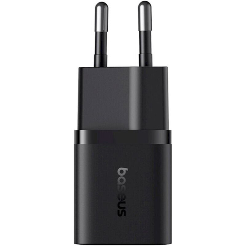 Мережевий зарядний пристрій Baseus GaN5 Fast Charger Mini 1C (1USB-C) 25W Black (P10110909113-01) + кабель USB Type-C 1 м
