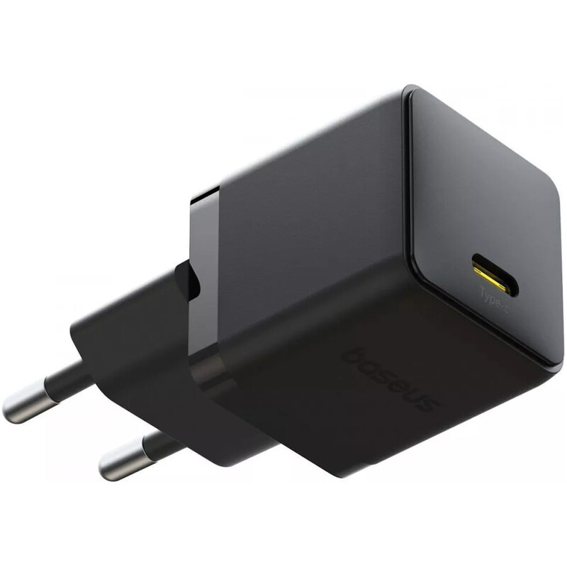 Мережевий зарядний пристрій Baseus Palm Fast Charger 1C (1USB-C) 20W Black (P10111602113-00)