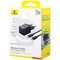 Фото - Мережевий зарядний пристрій Baseus Palm Fast Charger 1C (1USB-C) 20W Black (P10111602113-01) + кабель USB Type-C 1 м | click.ua