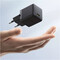 Фото - Мережевий зарядний пристрій Baseus Palm Fast Charger 1C (1USB-C) 20W Black (P10111602113-01) + кабель USB Type-C 1 м | click.ua
