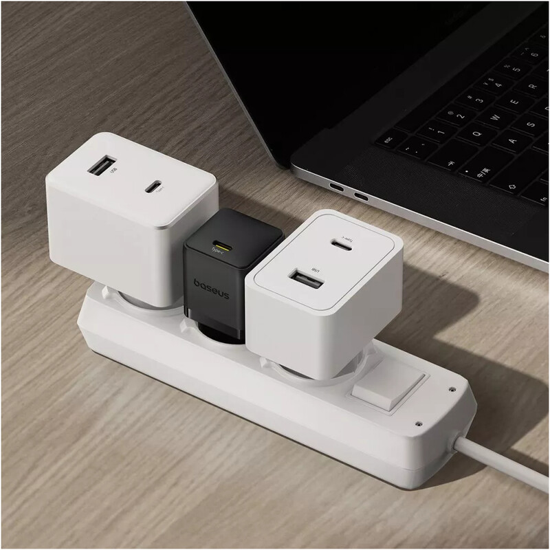 Мережевий зарядний пристрій Baseus Palm Fast Charger 1C (1USB-C) 30W Black (P10111605113-00)