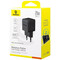Фото - Мережевий зарядний пристрій Baseus Palm Fast Charger C+U (1USB, 1USB-C) 20W Black (P10111608113-00) | click.ua