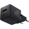 Фото - Мережевий зарядний пристрій Baseus Palm Fast Charger C+U (1USB, 1USB-C) 20W Black (P10111608113-00) | click.ua