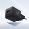Фото - Мережевий зарядний пристрій Baseus Palm Fast Charger C+U (1USB, 1USB-C) 20W Black (P10111608113-01) + кабель USB Type-C 1 м | click.ua
