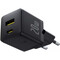 Фото - Мережевий зарядний пристрій Baseus Palm Fast Charger C+U (1USB, 1USB-C) 20W Black (P10111608113-01) + кабель USB Type-C 1 м | click.ua
