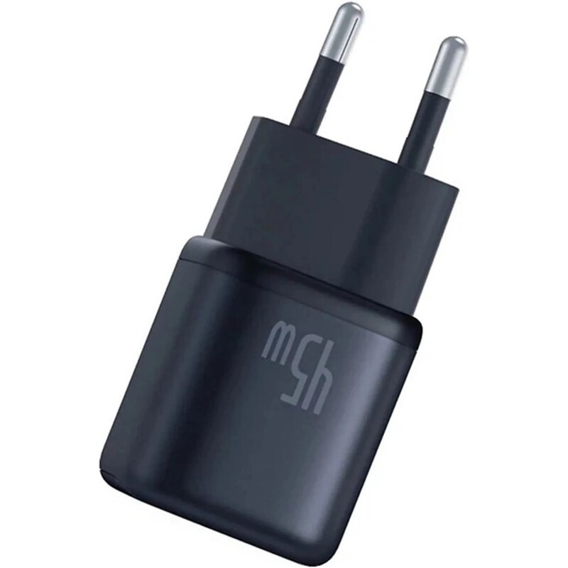 Мережевий зарядний пристрій Baseus PicoGo GaN Fast Charger 1C (1USB-C) 45W Black (P10176800123-00)