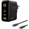 Фото - Мережевий зарядний пристрій Baseus PicoGo AE21 (2USB-C, 1USB) 100W Black (E0121B00) + кабель USB Type-C 1,5 м | click.ua