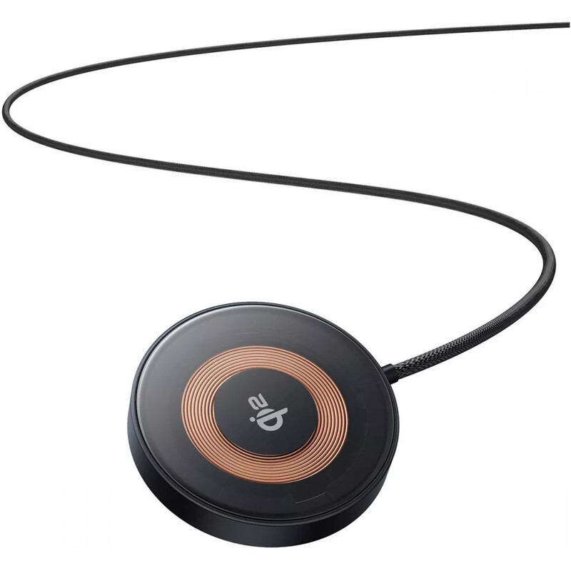Бездротовий зарядний пристрій Baseus Simple Mini4 Magnetic Wireless Charging Stand Qi2 15W Cosmic Black (P10273300121-01) + кабель USB Type-C 1,5 м