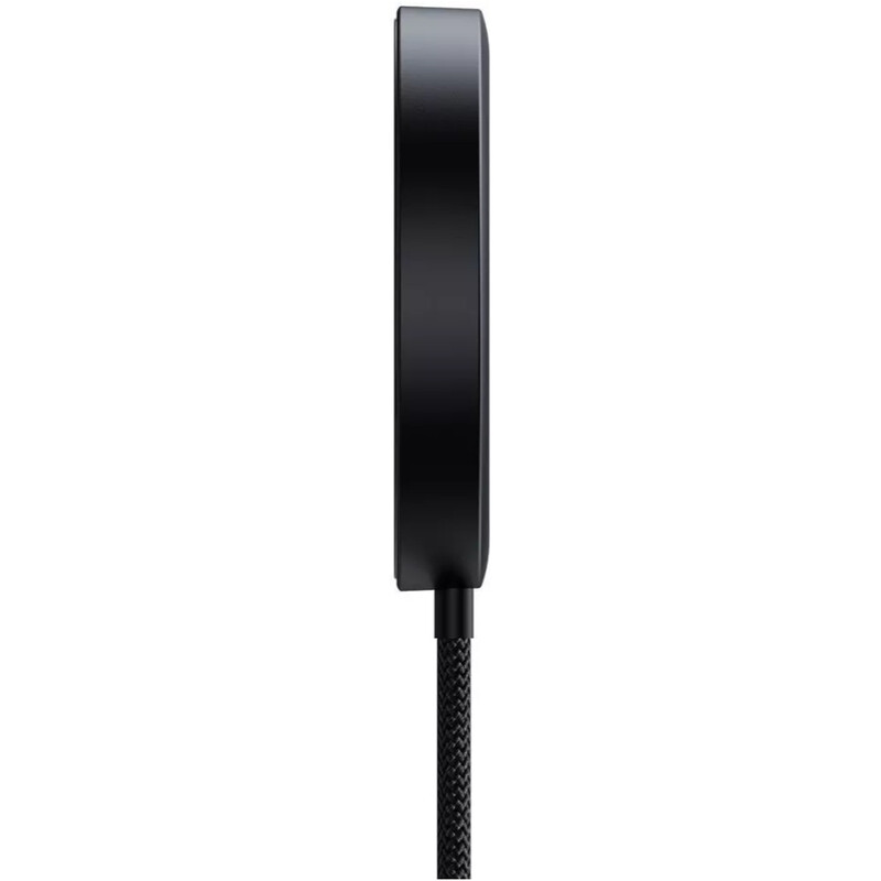 Бездротовий зарядний пристрій Baseus Simple Mini4 Magnetic Wireless Charging Stand Qi2 15W Cosmic Black (P10273300121-01) + кабель USB Type-C 1,5 м