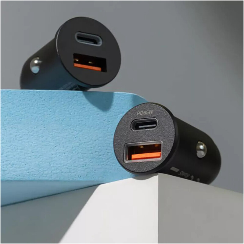 Автомобільний зарядний пристрій Proove Tiny Power Pro (1USB, 1USB-C) 65W Black (ACTP65110001)