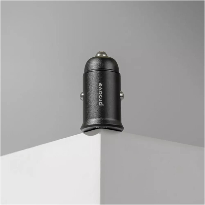 Автомобільний зарядний пристрій Proove Tiny Power (1USB, 1USB-C) 30W Black (ACTP30111201)