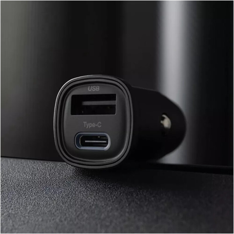 Автомобільний зарядний пристрій Proove Flash (1USB, 1USB-C) 48W Black (CCFL48111201)