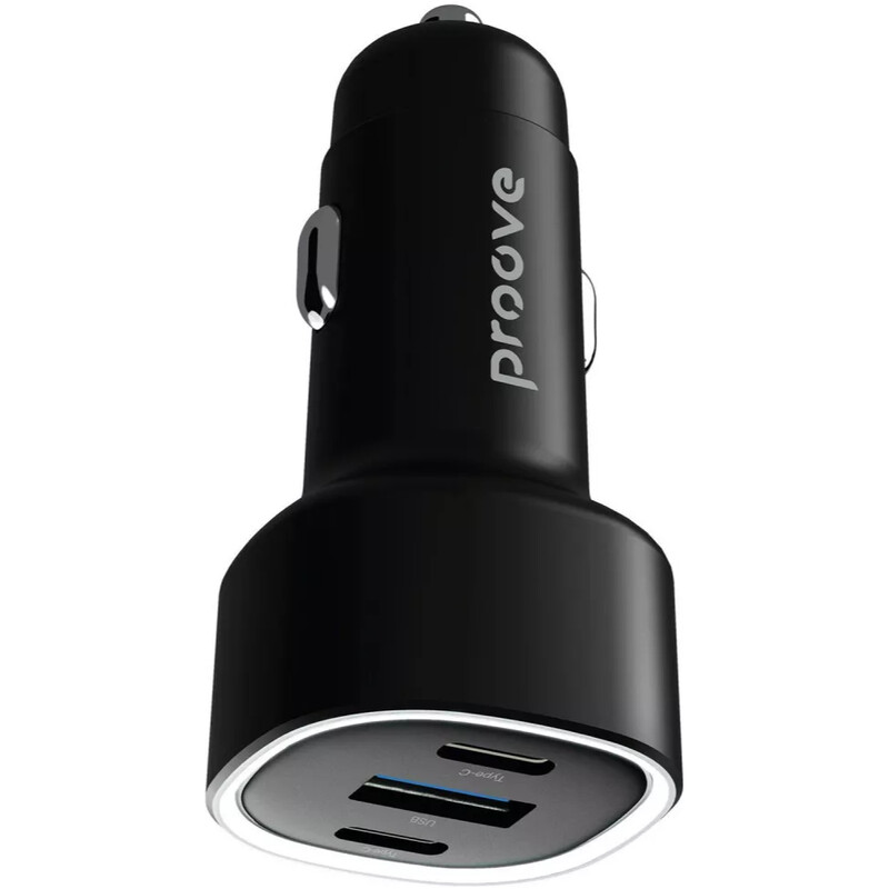 Автомобільний зарядний пристрій Proove Flash (2xUSB-C, 1USB) 60W Black (CCFL60111201)