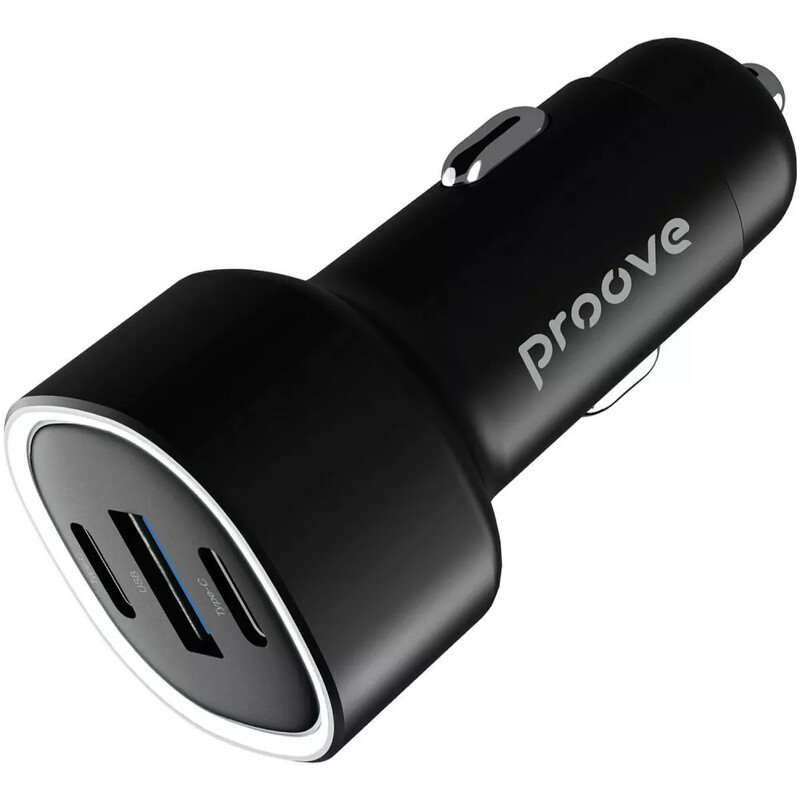 Автомобільний зарядний пристрій Proove Flash (2xUSB-C, 1USB) 60W Black (CCFL60111201)