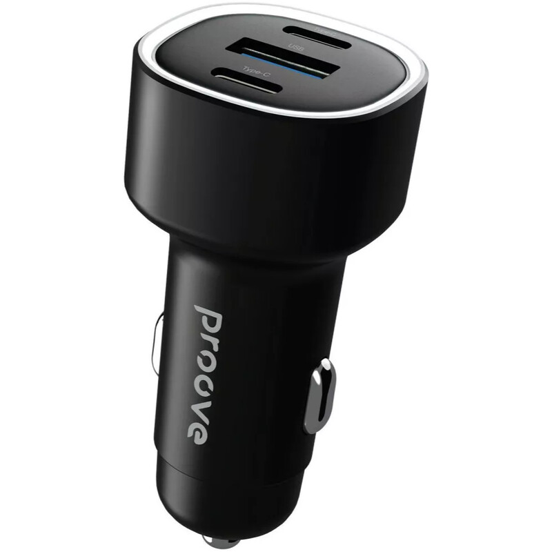 Автомобільний зарядний пристрій Proove Flash (2xUSB-C, 1USB) 60W Black (CCFL60111201)