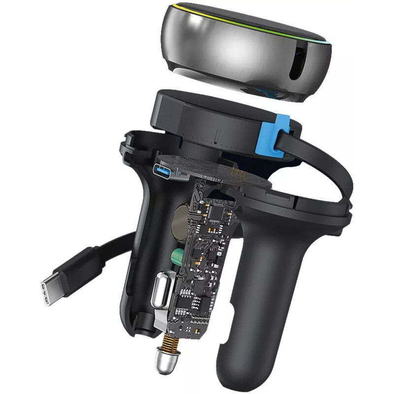 Автомобільний зарядний пристрій Proove Hammer (1USB, 1USB-C, вбудований кабель USB-C) 81W Black (CCHR81110001)
