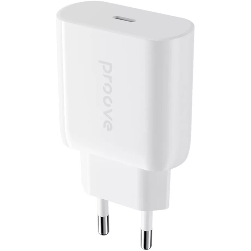 Мережевий зарядний пристрій Proove Rapid (1USB-C) 20W White (WCRP20000102)