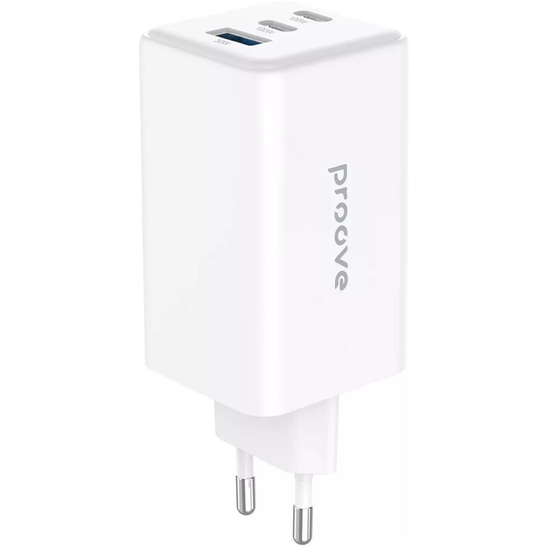 Мережевий зарядний пристрій Proove Pocket GaN Max (2xUSB-C, 1USB) 100W White (WCPG10012202)