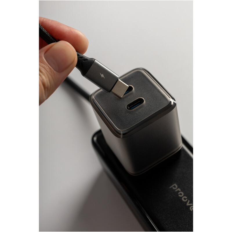 Мережевий зарядний пристрій Proove Pure GaN Max (2xUSB-C) 67W Black (WCPU67022201)